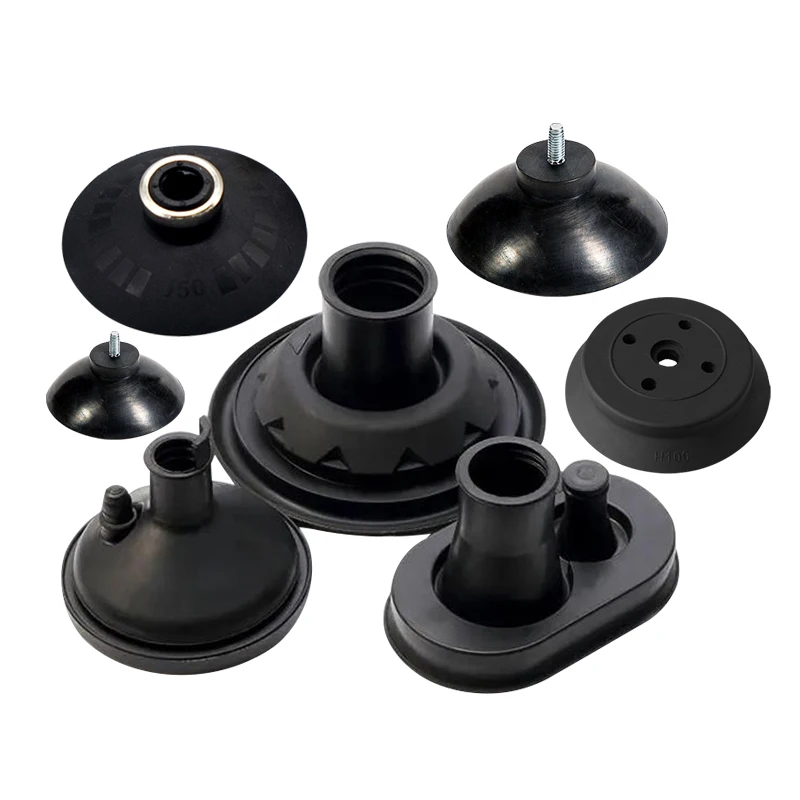 Industrial Fireproof Silicon Vacuum Suction Cup With Hook Custom Rubber Suction Cup Cupula