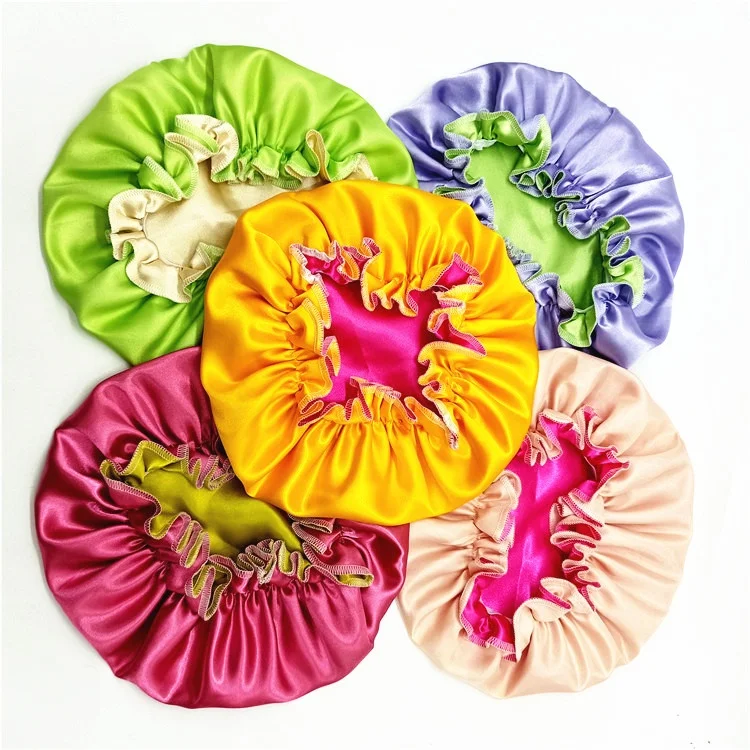 
Best Selling Silk Bonnet Satin Hair Bonnet With Custom Logo 
