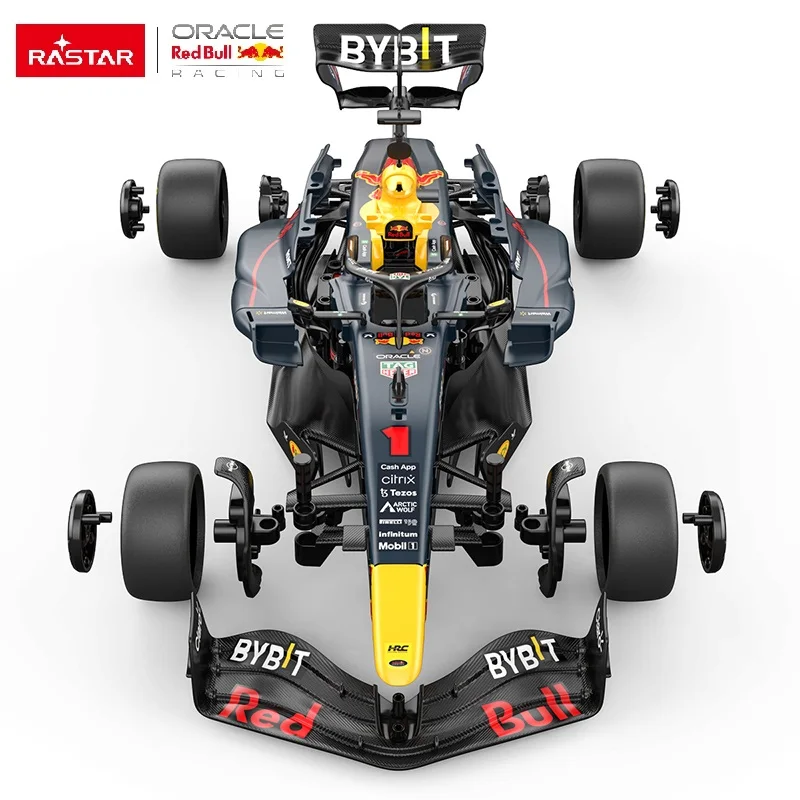 Rastar 2024 New Car Model 1:16 Red Bull Formula 1 Sports Car Toy Building Blocks Car Set Kids or Adults Kits with Remote Control