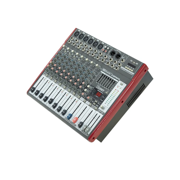 30W Mixing Console Audio Echo Sound Mixer 12 Channel