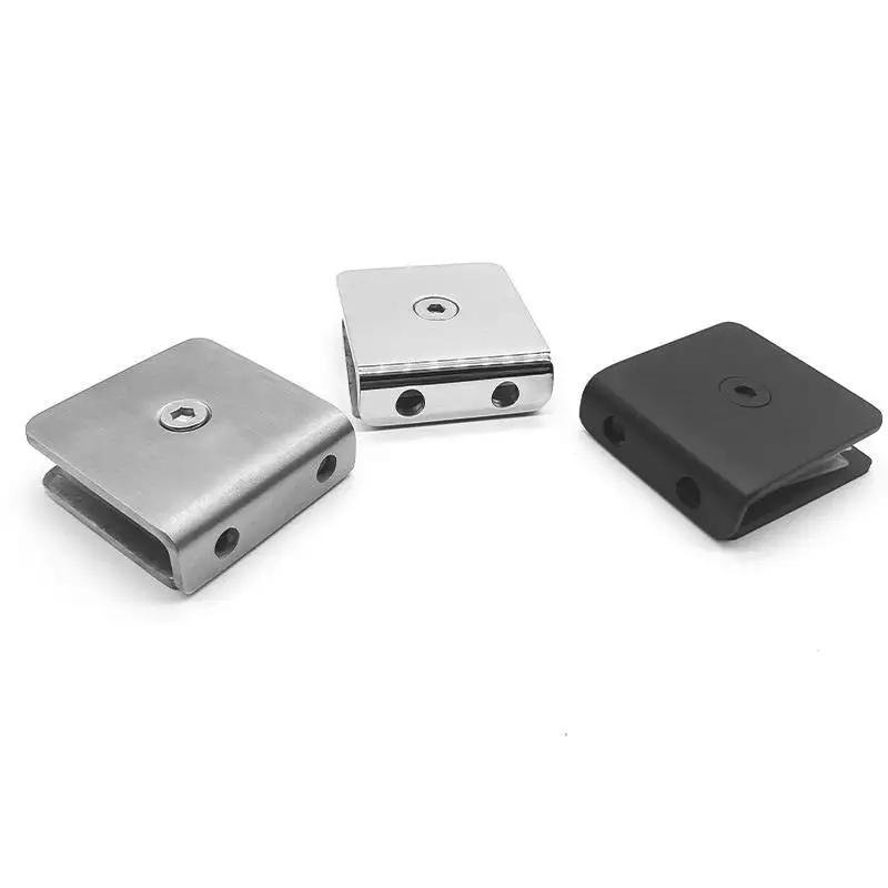 Kensharp Factory Stainless Steel 0 Degree Door Clamp Glass Door Accessories Glass Connectors Clamp