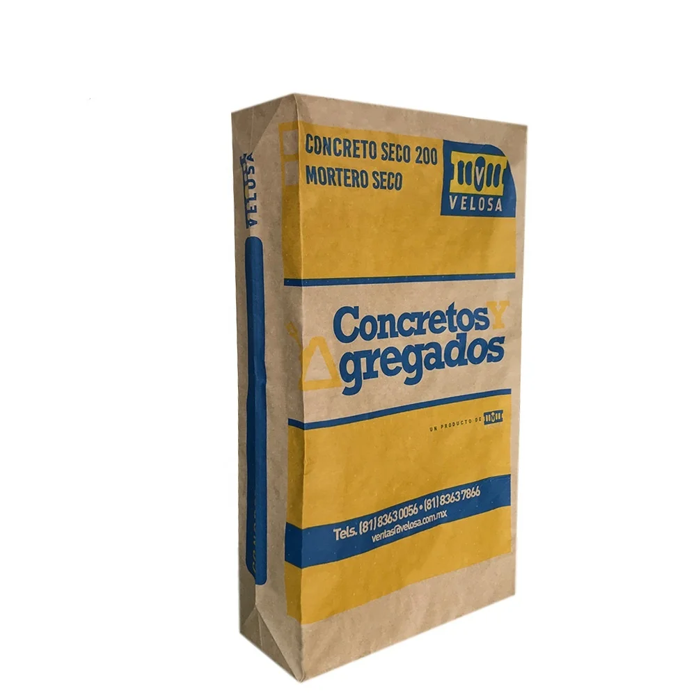 2020 hot style brown 50kg packaging cement kraft paper bag