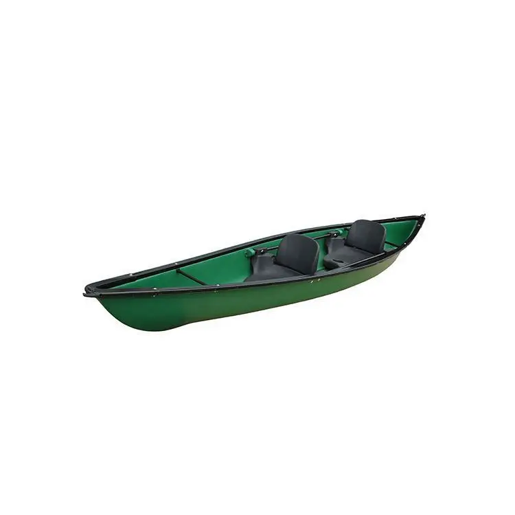High performance strong smooth sailing double sit on top Canoe Boat Cheap  plastic 2 people