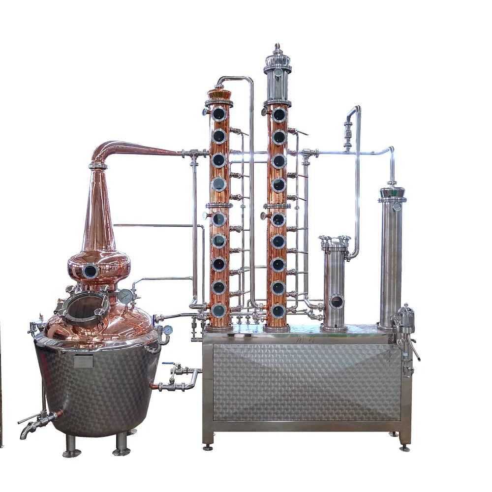 200L alcohol distillation column vodka distillery distiller whiskey gin distilling for sale