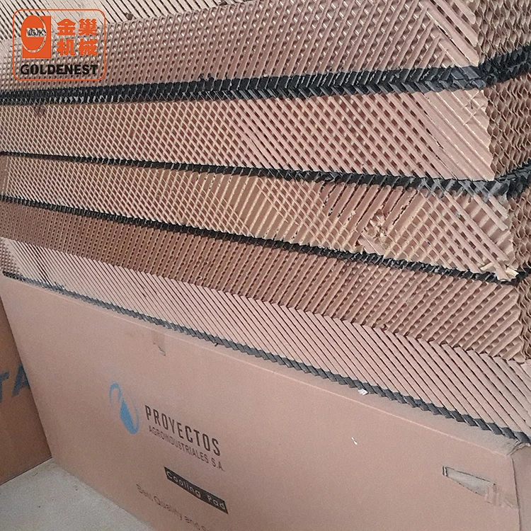 evaporative cooling cellulose pad cooler