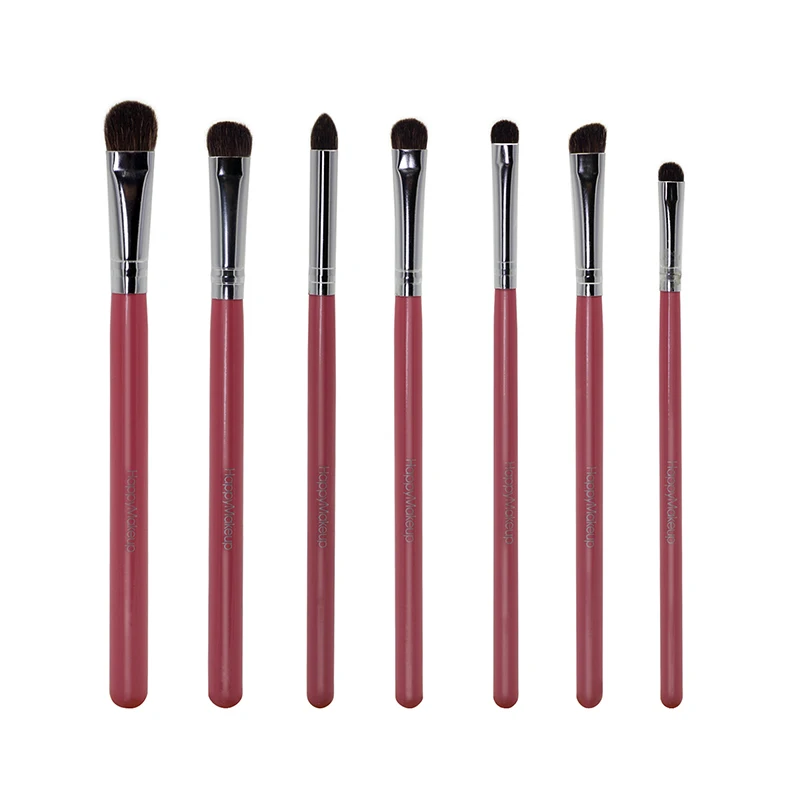 FEIYAN New Arrivals Make Up Eyeshadow Brush Set Custom Logo Natural Pony Hair 7pcs Eyes Make-up Brushes Eye Makeup Brushes