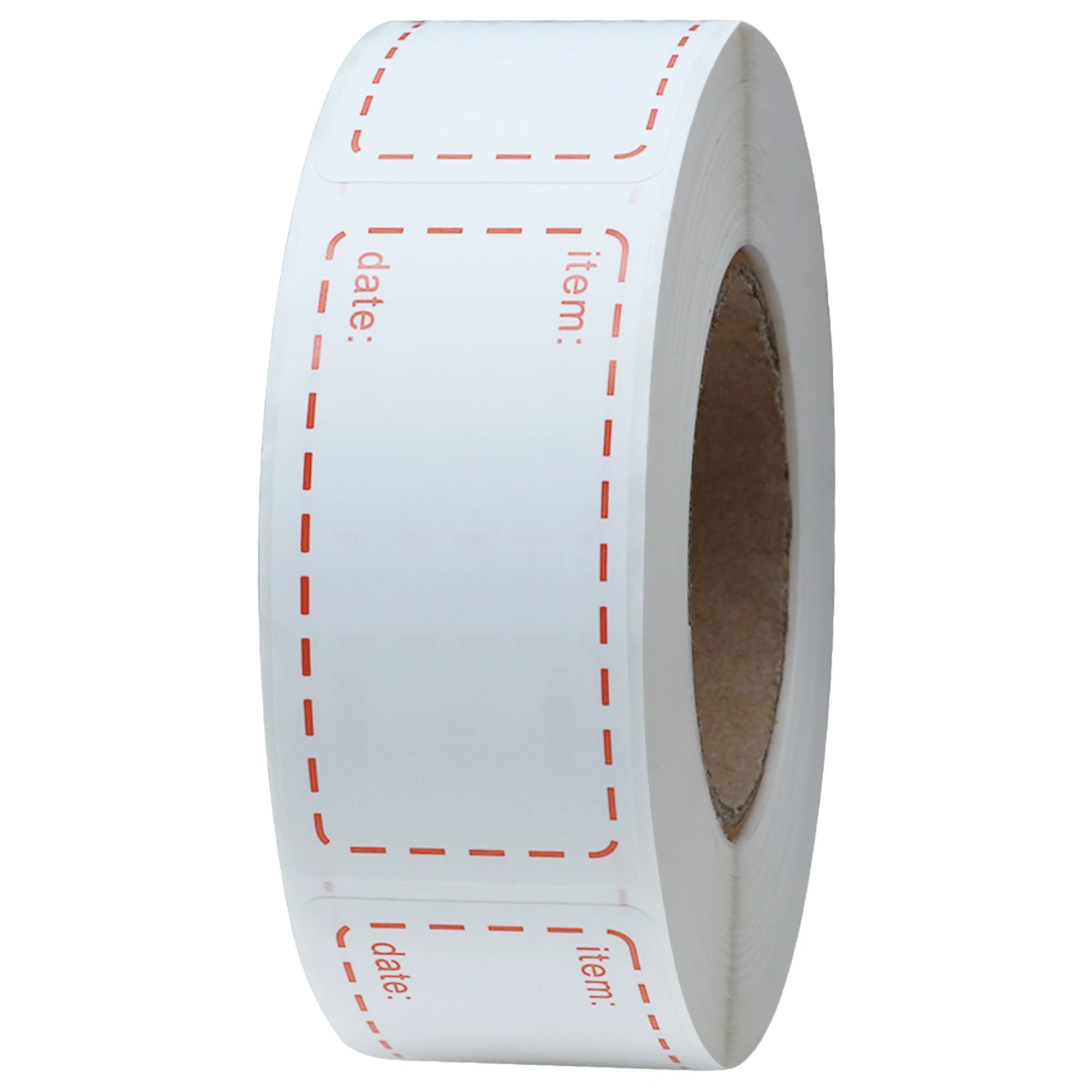 Hybsk 500pcs Removable Storage Stickers Freezer Labels 1 x 2 Inch Waterproof Oil-Resistant Refrigerator Kitchen Labels