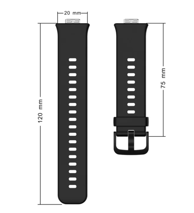 custom Fashion silicone watch band for Huawei Fit hot sale amazing good watch strap for wholesale factory in shenzhen China