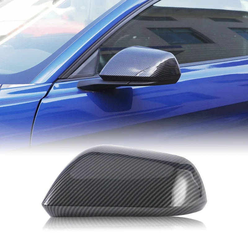 Side Door Rear View Mrriors Cover Caps Trim For Mustang 2015 2016 2017 2018 2019 2020 2021 2022