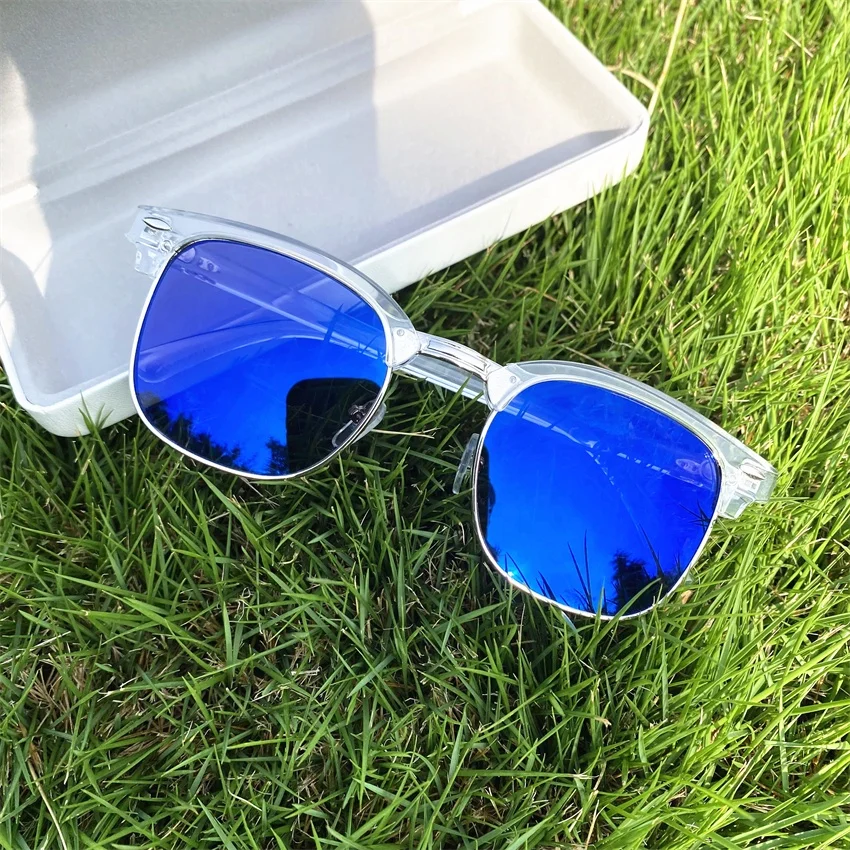 anti light computer circle retro eyebrow black gold silver lunett photogray antireflet 2025 men women photochromic sunglasses