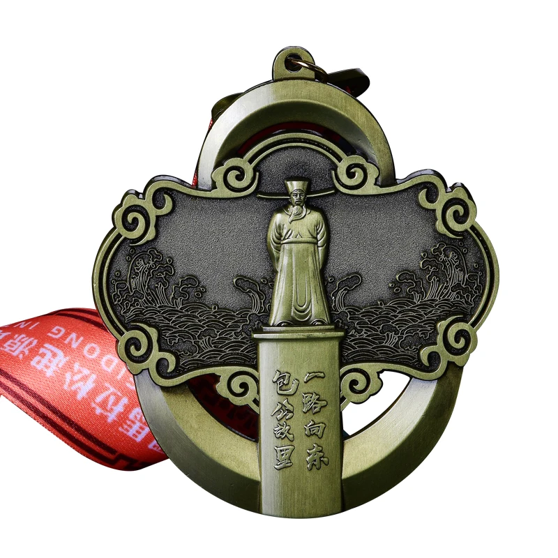 customised 5k 10K running swimming football metal custom marathon finisher sports medals manufacturer for medals