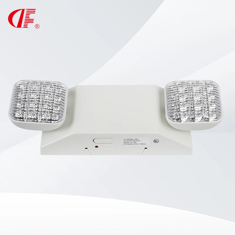 2-Head Remote Capable Led Emergency Unit Rechargeable Battery Ul Listed For Damp Location