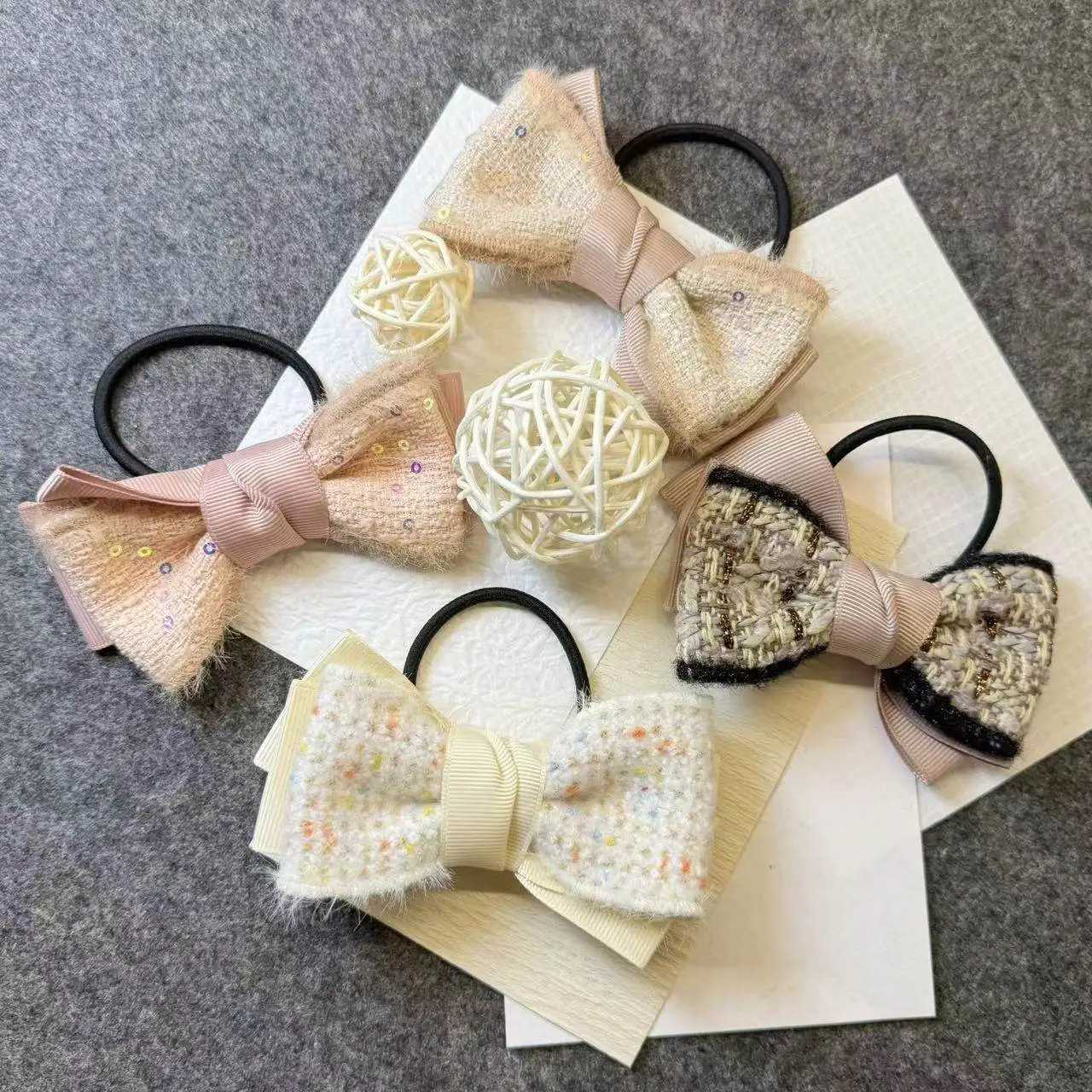 New design high quality hair accessories hair tie elastic hair bands for girls