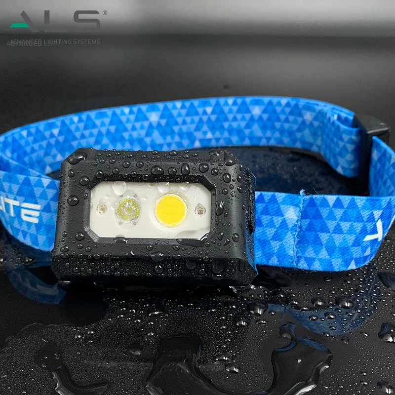 ALS M-Lite 200lm Rechargeable Headlight Motion Sensor Light Portable Emergency Headlamp