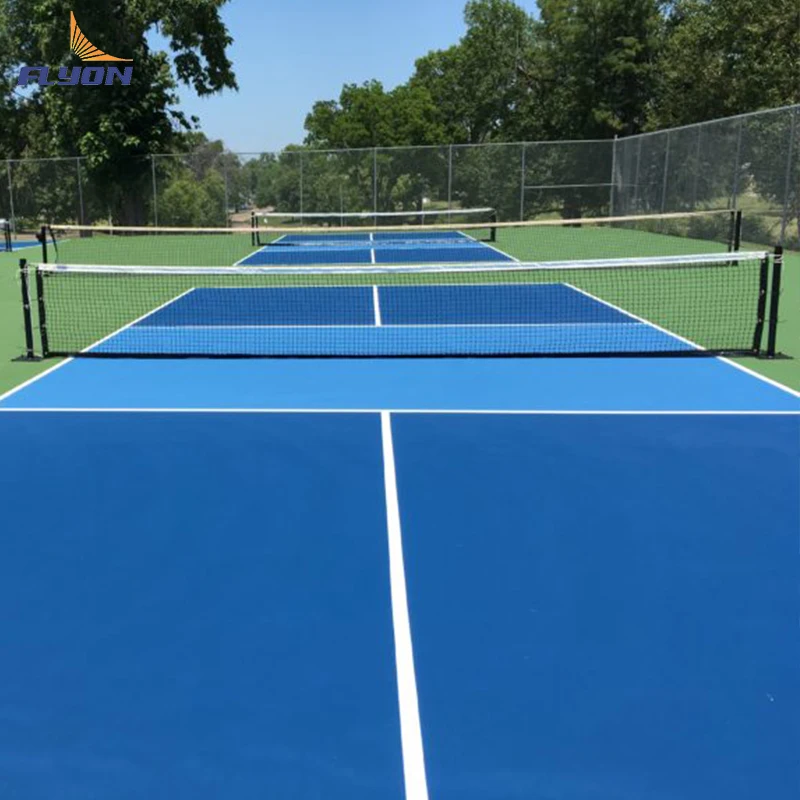 Fade Resistant 3 Mm Thickness Pickleball Court Marker for Easy Installation Pickleball Court Floor Mat