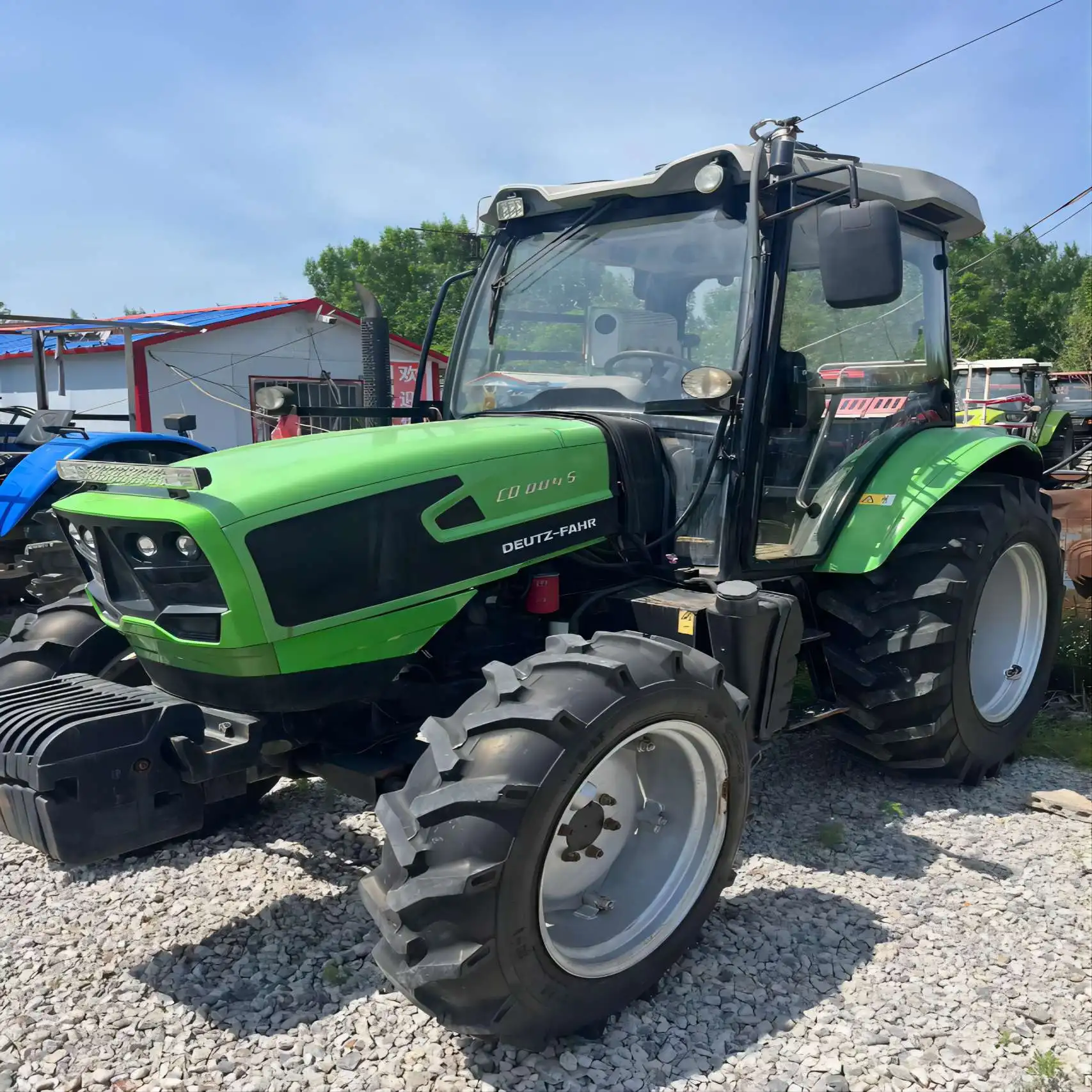 80HP 4wd низкая цена Подержанный трактор в высоком качестве