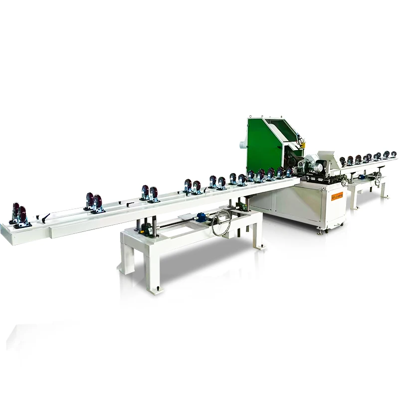 Customized high Quality Automatic Stainless Steel straight round Pipe surface finishing Polishing Machine