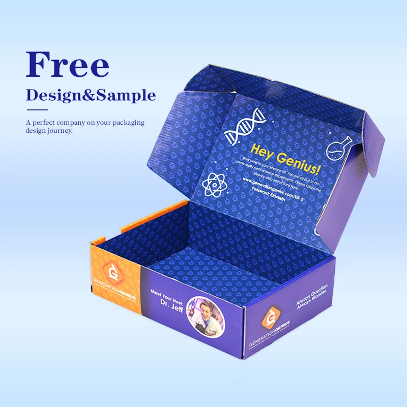 Custom corrugated colored printing android tv boxes tuck mailer set top box packaging and shipping carton wholesale