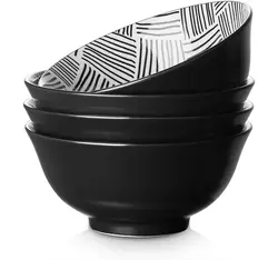 23 Ounce Cereal Bowls, Ceramic Soup Bowls, Porcelain Bowls for Kitchen Japanese Bowls