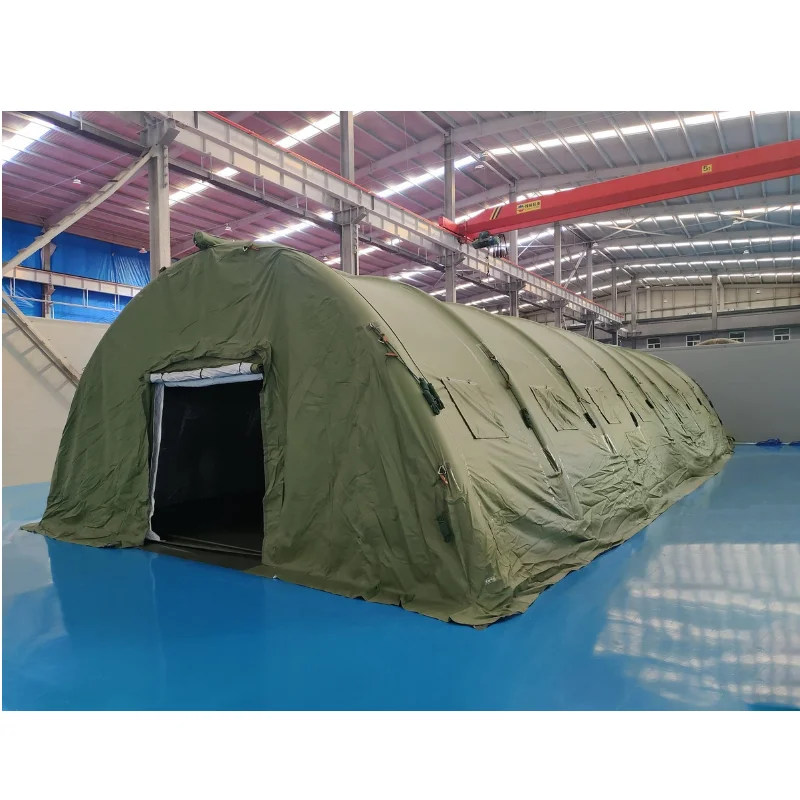 High Quality Refugee Disaster Relief Tent Winter Outdoor Inflatable Temporary Isolation Emergency Shelter Tent With Custom Logo