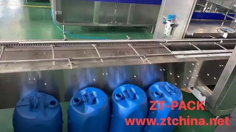 Six Heads Bucket Chemicals Solvents Drum Weighing Filling capping Machine with PLC control system
