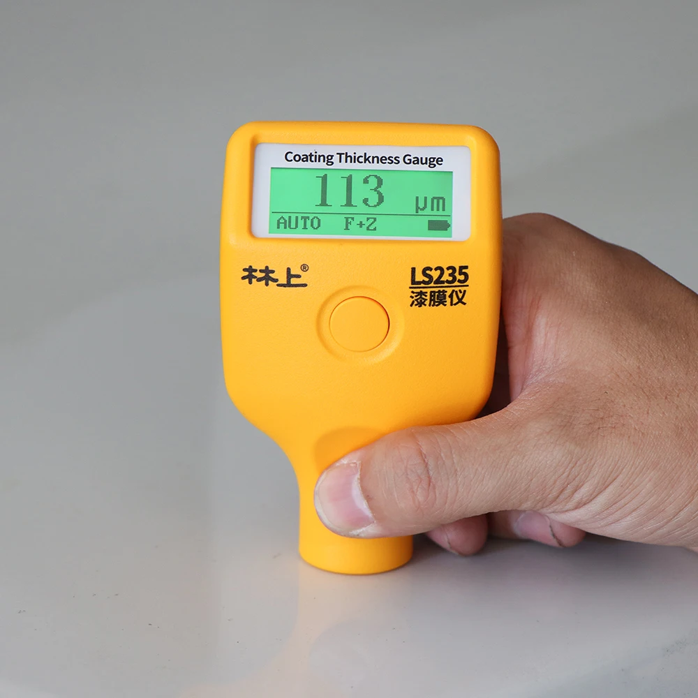 Linshang LS235 coating thickness gauge painting thickness gauge aluminum detailing paint thickness gauge near me