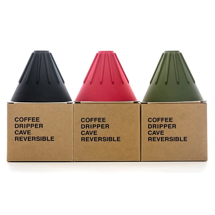 OEM&ODM New Design Eco Friendly Hand-brewed Silicone Reusable Cone Coffee Dripper Filter Cup