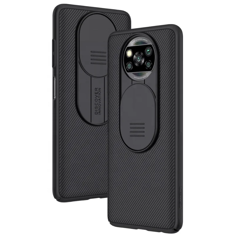 
 Nillkin Camshield Case All Around Coverage Camera Protection Slide Cover Phone Case for Xiaomi Poco X3 NFC  