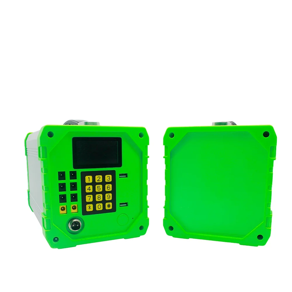 Off-grid Solar System Paygo Lighting and Phone Charging Powered by Solar Panel Standing TV Fan Cooling