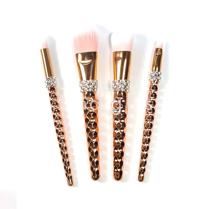 Beauty Needs Cute Small Luxury Glitter Diamond Whoelsae Crystal Makeup Brush Set