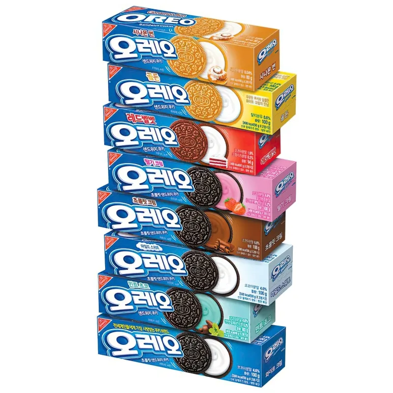 wholesale biscuits red velvet flavor Casual Snacks Exotic Snacks sandwich biscuits 94g/100g