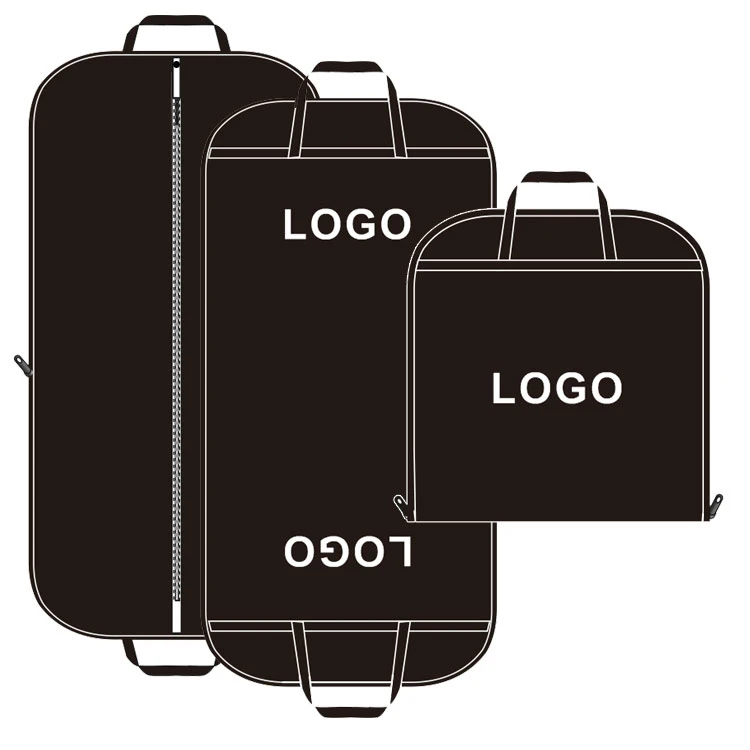Suit Garment Carrier Bag Luxury Business Suit coat Cover Garment Bag Non woven foldable Suit  Bag