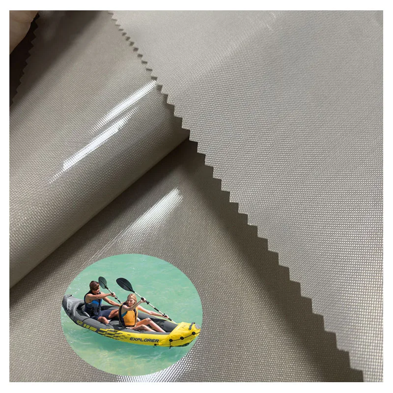 210D nylon transparent tpu TPU coated fabric for inflatable boat air mattress oxford polyamide fabric