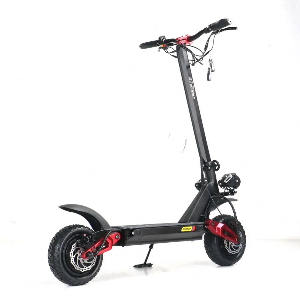 
Fast Folding Off Road E Scooter Adult EcoRider E4-9 Two Wheel Drive Dual Motor Electric Scooter 