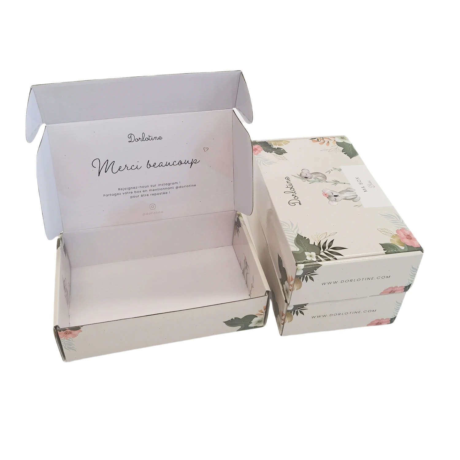 Aircraft box Customized express corrugated underwear and apparel express mailing packaging box