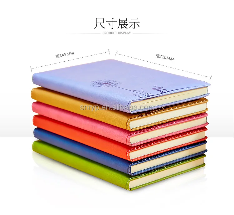 
factory price wholesale pu A5 notebook, customzed Color changing PU embossing logo Hardcover notebook 