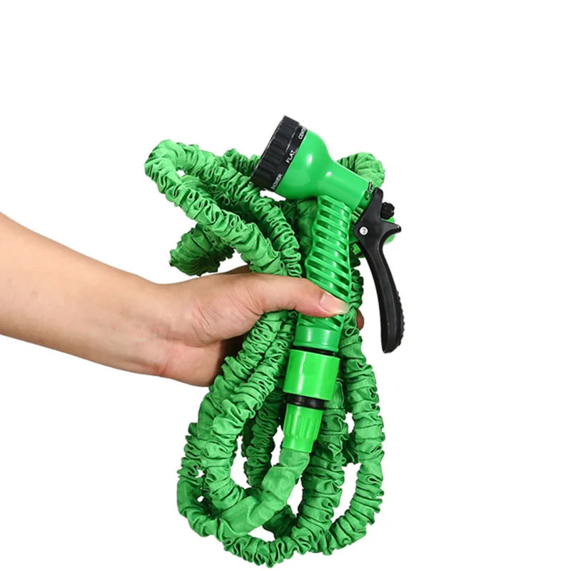 Гидравлический распылитель высокого давления из ПВХ, фитинг, резиновый магический силиконовый гибкий расширяемый садовый водяной шланг