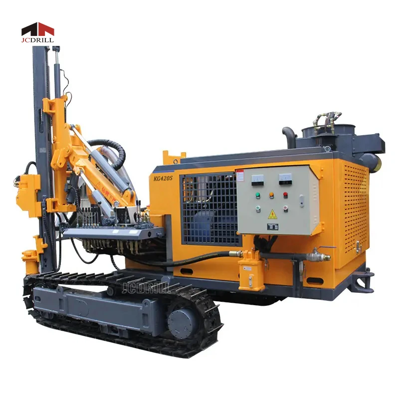 Integrated Automatic Drilling Rigs DTH Mining Rock Drill Rigs with High Pressure Screw Air Compressor