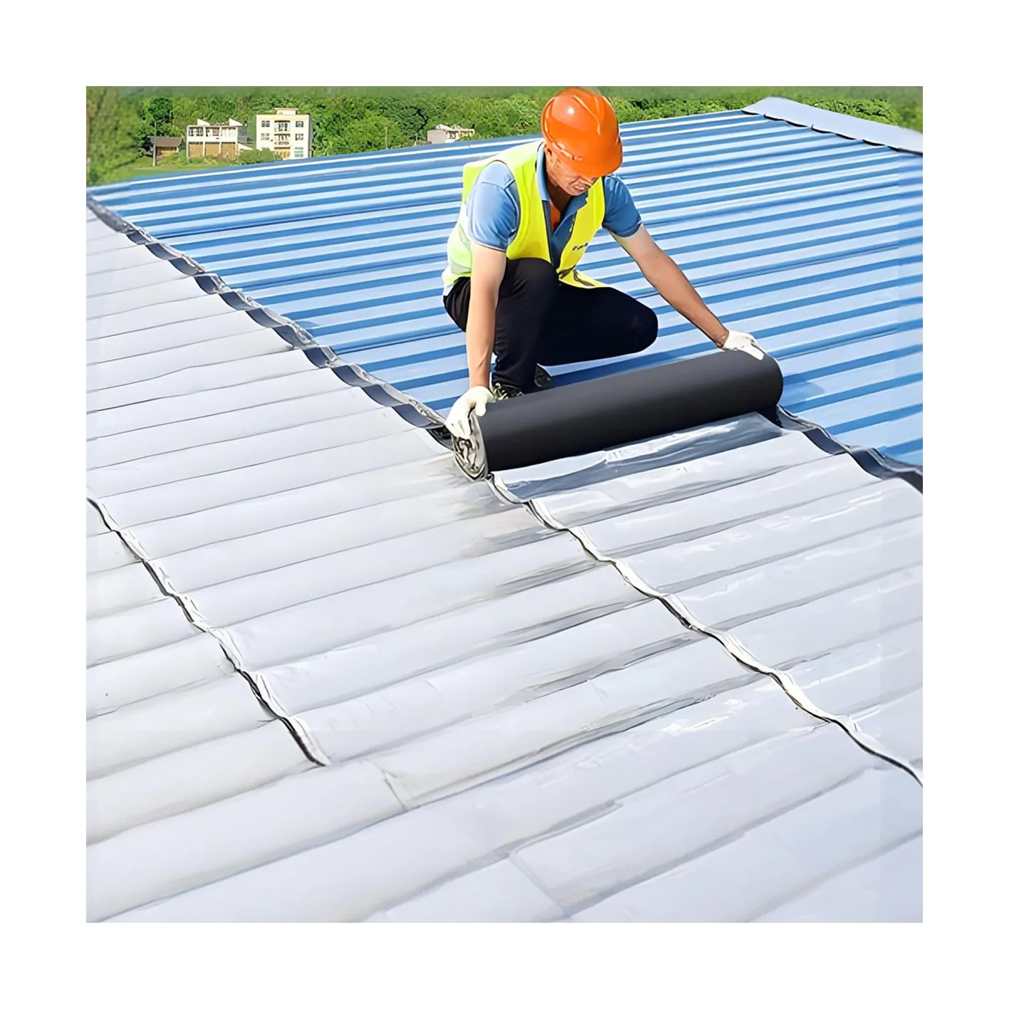 Asphalt waterproofing membrane self-adhesive polymer membrane National standard polyester tire roof waterproofing membrane
