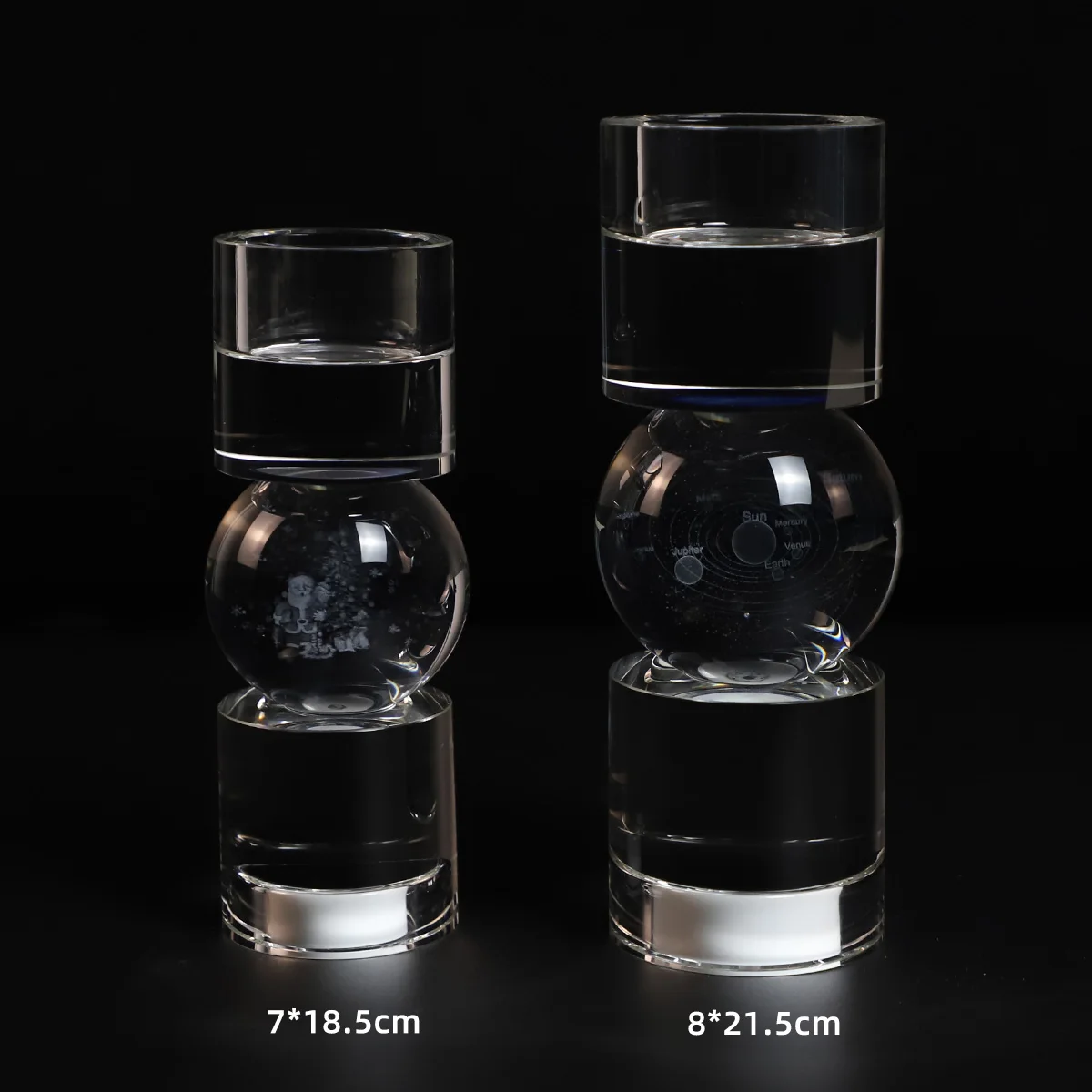 party decoration clear glass candelabra clear glass taper candle holder colored glass candlesticks