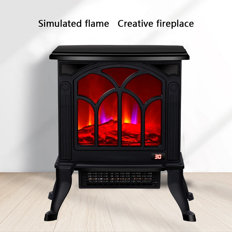 Factory Wholesale Electric Fireplace With Remote Control Electric Flame Decorative Heater Portable Indoor Stove Electric Heater