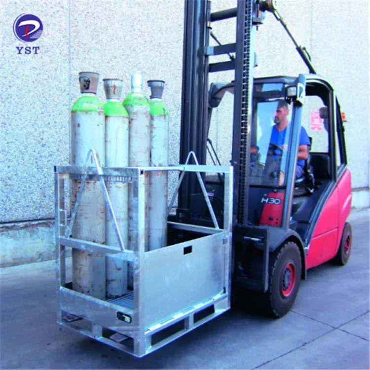 Steel Gas Bottle Transport Propane Lpg Gas Pallet For Gas Cylinder