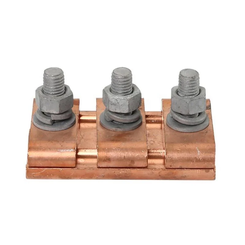 JBT series copper parallel groove connector clip Cable conductor PG clip copper parallel groove clamps