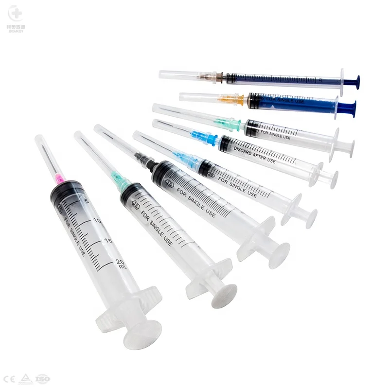 Disposable Medical Ordinary Sterile Cheap Price Medical Disposable 1ml 2ml 3ml 5ml 10ml 20ml 50ml Syringe Manufacturer CE ISO