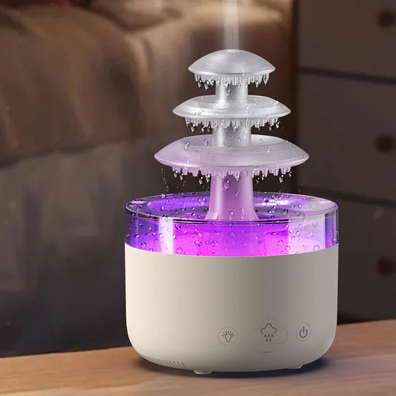 Young Living Diffuser Air Defuser Humidify System Rain Cloud Humidifier and Oil Diffuser Sounds of Rain for Sleeping