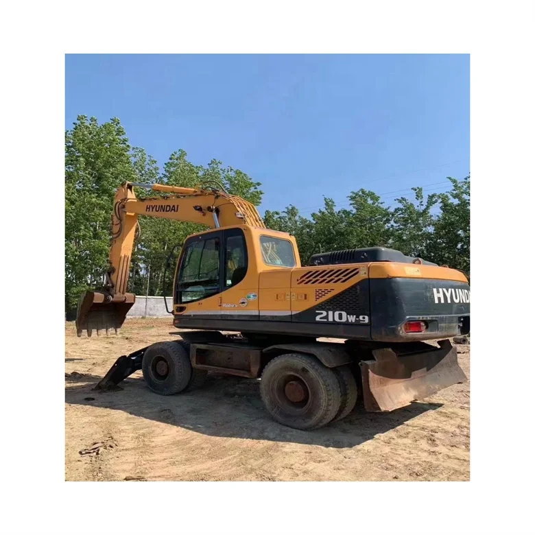 Good quality used hyundai 210-9 r210w-9s 210w-7 225-7 excavator nice price for sale