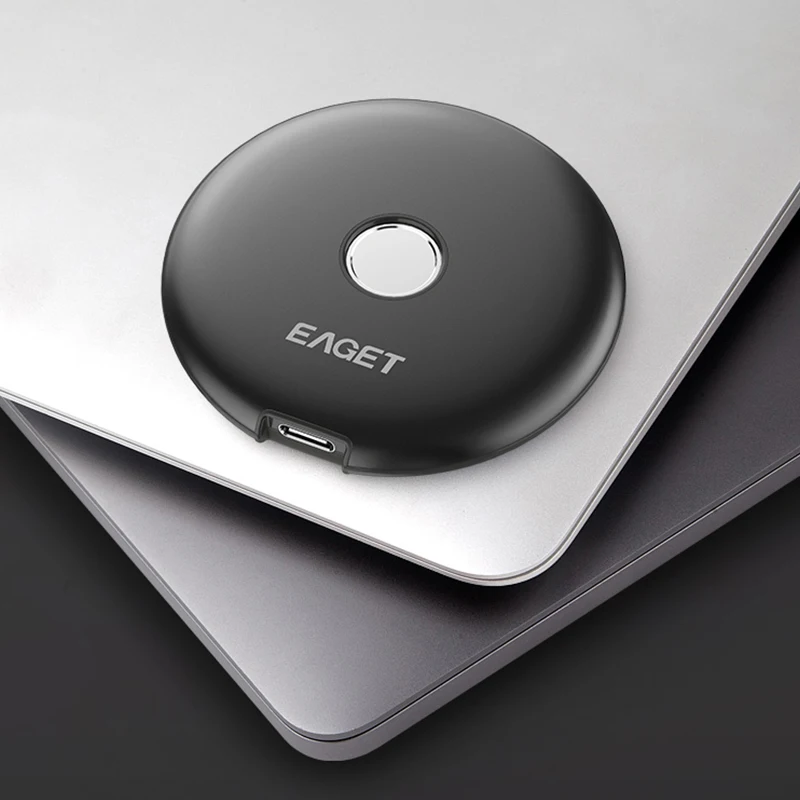 EAGET  FM1 512GB-1tb Type C USB 3.1 External Hard Disk PSSD Fingerprint Encryption SSD