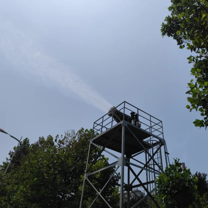 Factory Price Industrial Hydraulic 100m Water Fog Cannon Machine