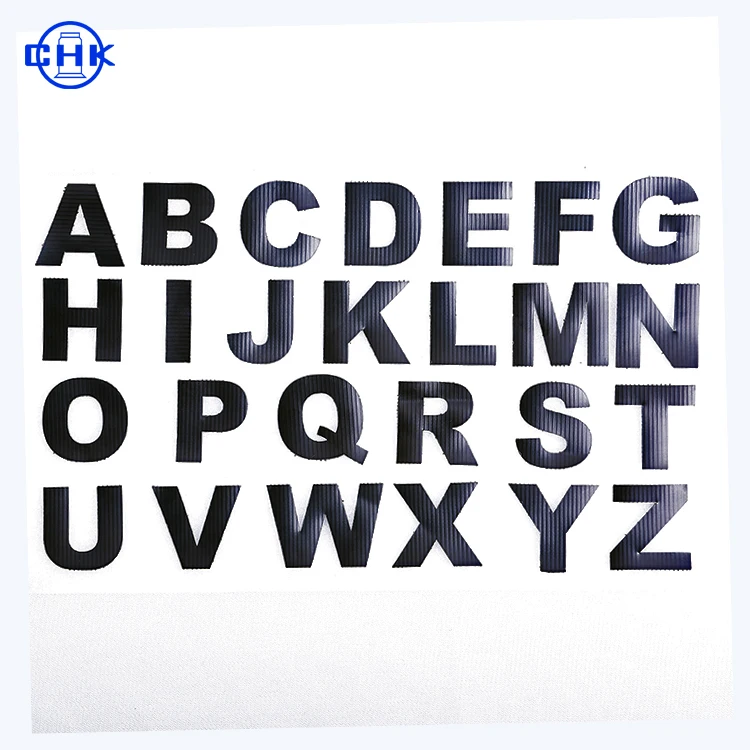 Soft Hook and Loop Alphabet, Number and Punctuation Mark Tag
