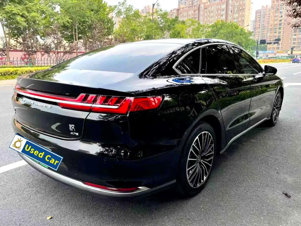 China luxury sedan byd han with high speed Electric vehicle fast charging Good look family used long range NEDC 605km ev